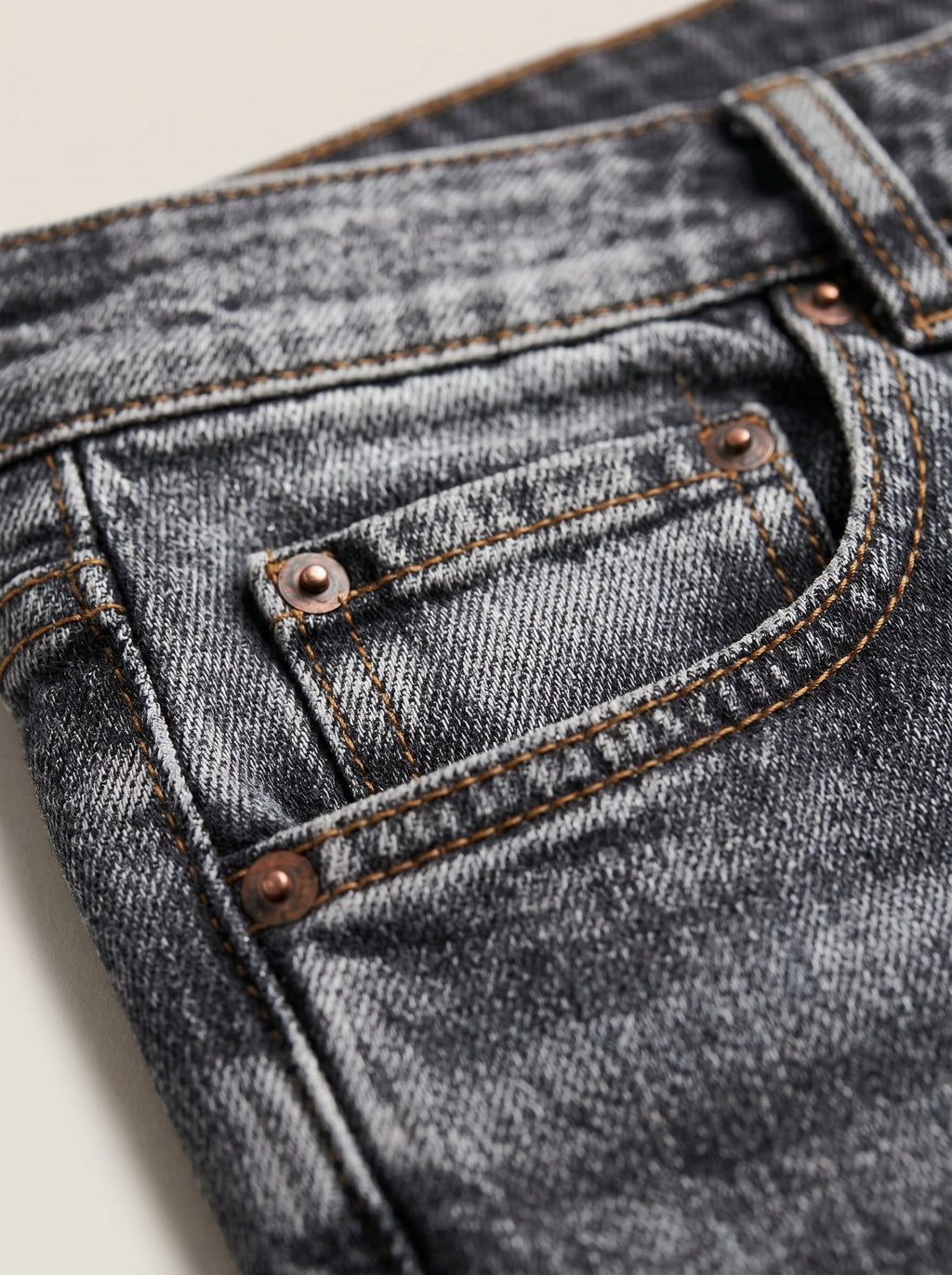 Marco | Relaxed Fit Straight Leg Washed Denim Jeans