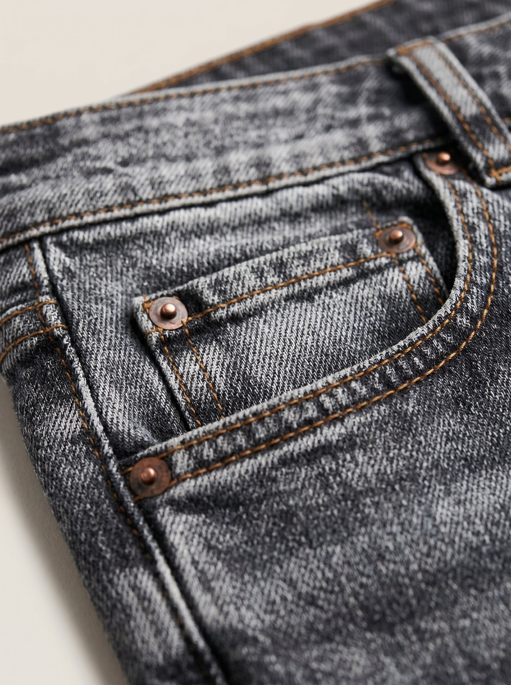 Marco | Relaxed Fit Straight Leg Washed Denim Jeans