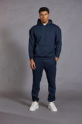 Men’s Navy Relaxed Cotton Joggers