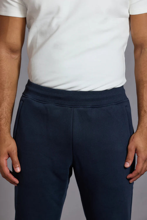 Men’s Navy Relaxed Cotton Joggers